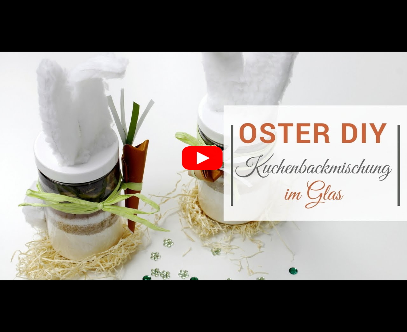 Leckere KuchenBackmischung im Glas für ein tolles